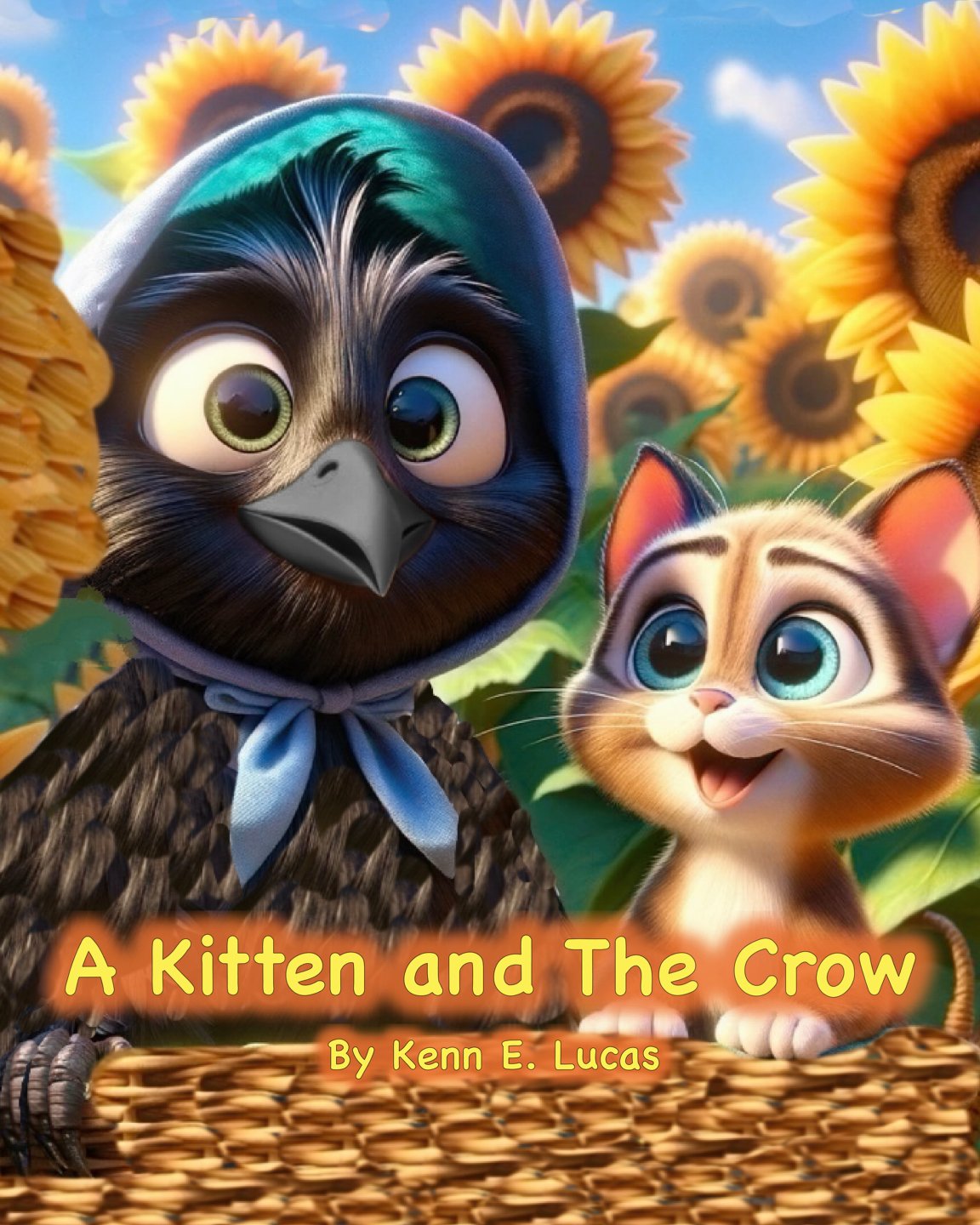 Cover of A Kitten and the Crow by Kenn E. Lucas